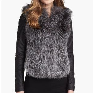Vince Savino Fox Fur Jacket XS